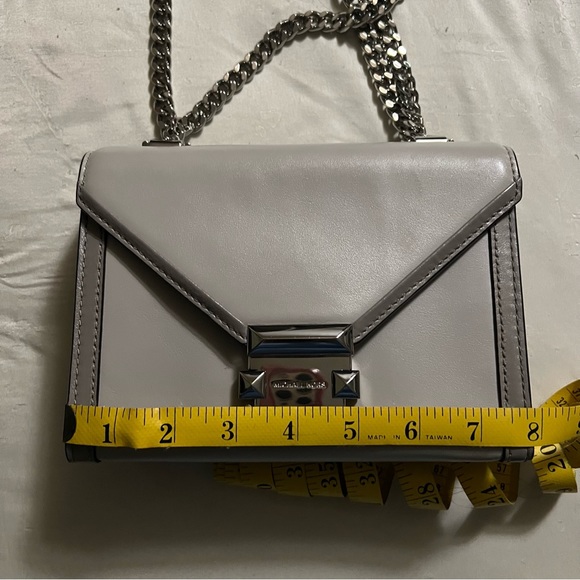 Michael Kors Mini Whitney Grey Crossbody Bag - Picture 13 of 15